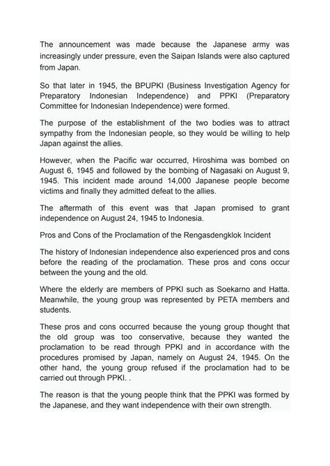 Proclamation of Indonesian - Proklamasi kemerdekaan indonesia ... - wintechmobiles.com