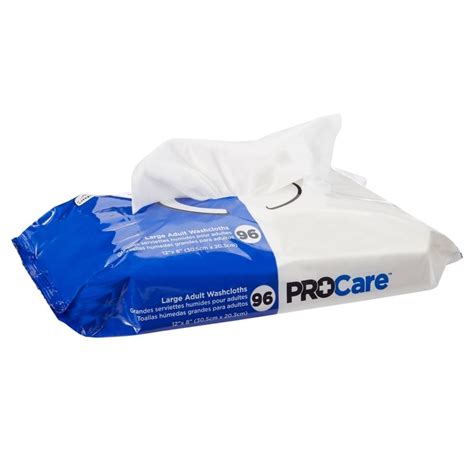 PROCare Wipes Adult Washcloths - Personally Delivered