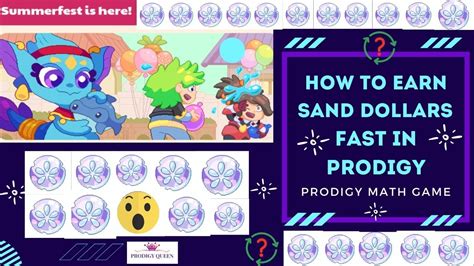 PRODIGY MATH GAME How to Earn Sand Dollars Faster in Prodigy.