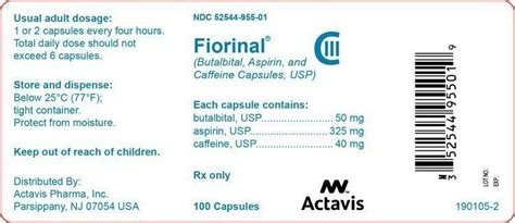 PRODUCT INFORMATION FIORINAL* - Novartis Canada