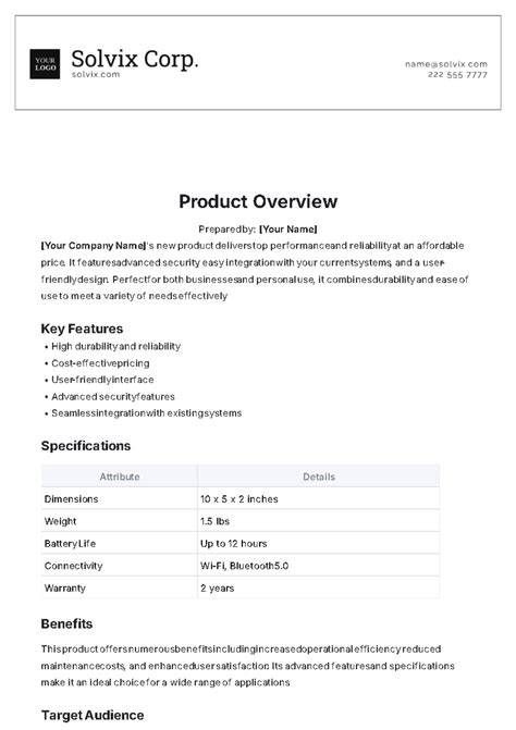Product Overview - Dream Report - raincitystudios.com
