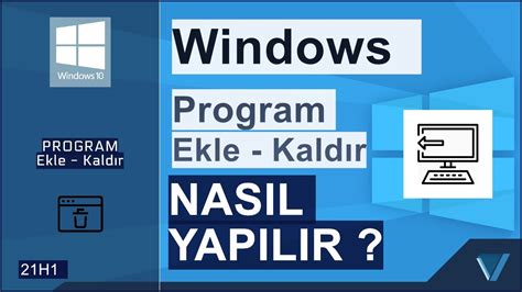 PROGRAM EKLE/KALDIR Translation in English.