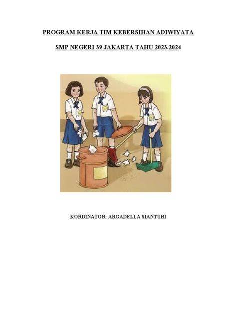 Program Kerja Tim Kebersihan Adiwiyata - raincitystudios.com
