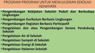 Program Sekolah Adiwiyata: Peduli Lingkungan | PDF - raincitystudios.com
