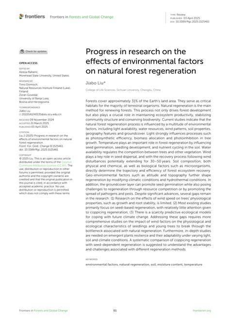 Progress in research on the efects of environmental factors on natural ... - raincitystudios.com