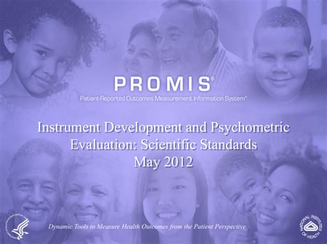 PROMIS® Instrument Development and Validation Scientific …