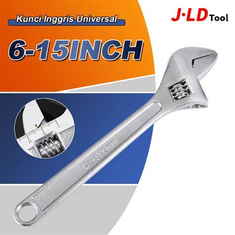 Promo JLD Kunci Inggris Universal Adjustable Wrench Spanner Besar ... - raincitystudios.com