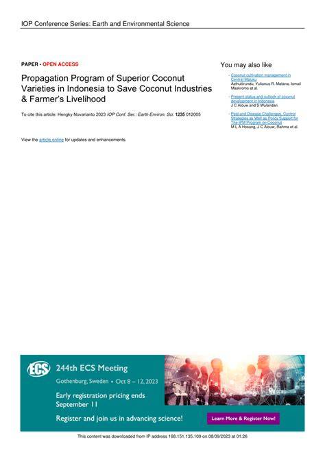 Propagation Program of Superior Coconut Varieties in … - raincitystudios.com