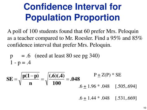Proportion Confidence Interval: Estimate Range - wintechmobiles.com