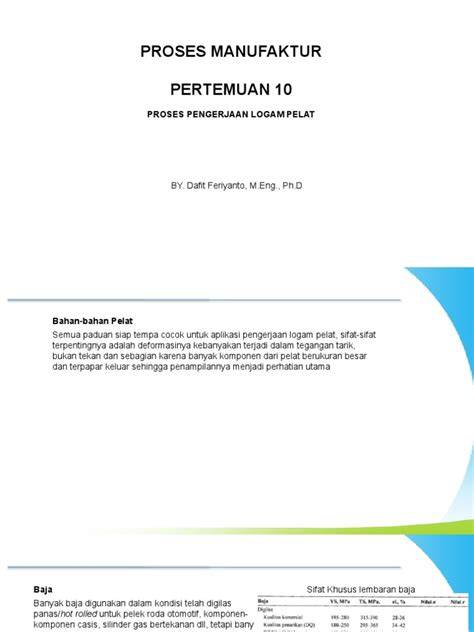 Proses Pengerjaan Logam Pelat | PDF - Scribd - raincitystudios.com