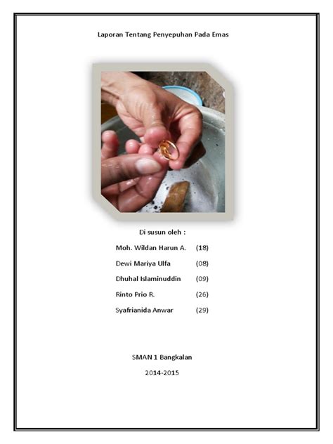 Proses Penyepuhan Emas dengan Elektrolisis | PDF - wintechmobiles.com