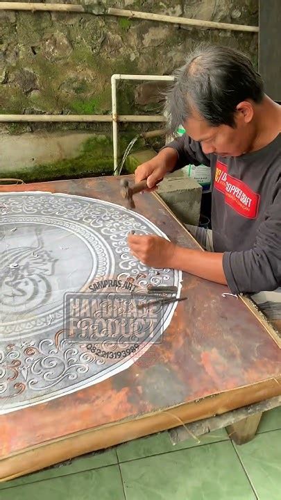 PROSES UKIR KALIGRAFI TEMBAGA #kaligrafi - muktibox.com