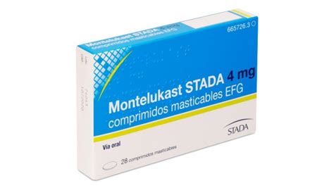 PROSPECTO MONTELUKAST STADA 4 mg COMPRIMIDOS …