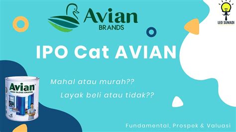 Prospek IPO Cat Avian - coolestguyplanet.net