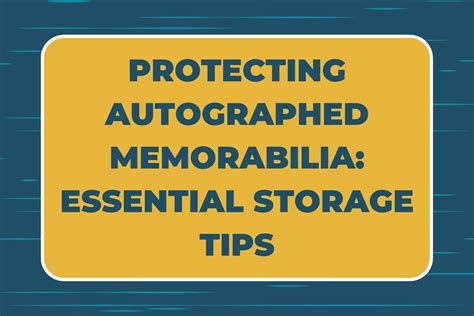 Protecting Your Autographed Memorabilia The Expert Guide - muktibox.com