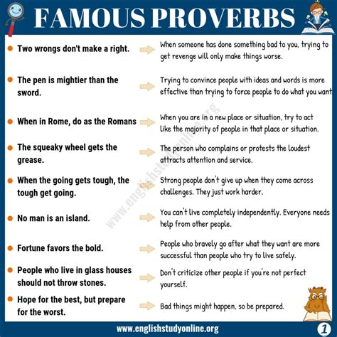 PROVERB English meaning - Cambridge Dictionary