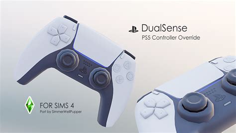 PS5 DualSense Controller Override (Functional) Mod Sims 4 Mod Mod