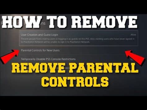 PS5 HOW TO REMOVE PARENTAL CONTROL! EASY METHOD