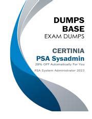 PSA-Sysadmin Trainingsunterlagen