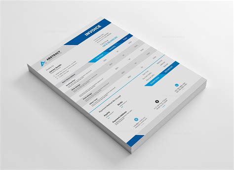 PSD Invoice Template 000331 Template Catalog
