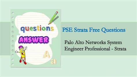 PSE-Strata Exam Fragen