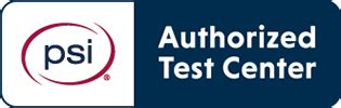 PSI Authorized Test Center