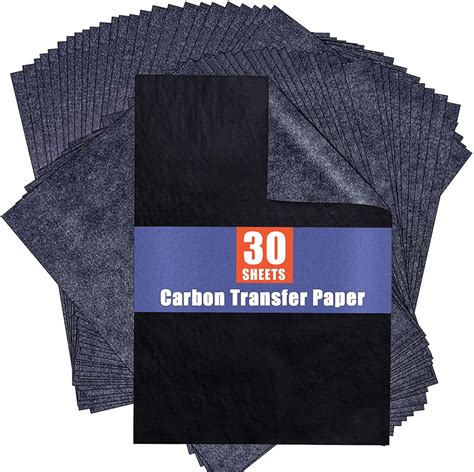 PSLER Carbon Paper for Tracing Graphite Transfer-Paper - 30 Pcs …