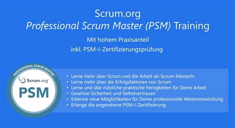PSM-I Zertifizierungsprüfung