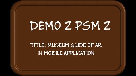 PSM-II PDF Demo