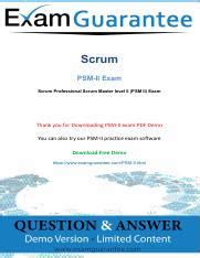 PSM-II PDF Demo