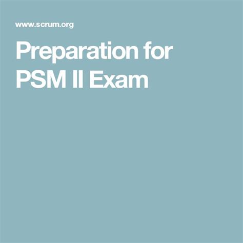 PSM-II Prüfung