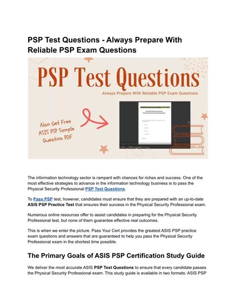 PSP Reliable Exam Labs