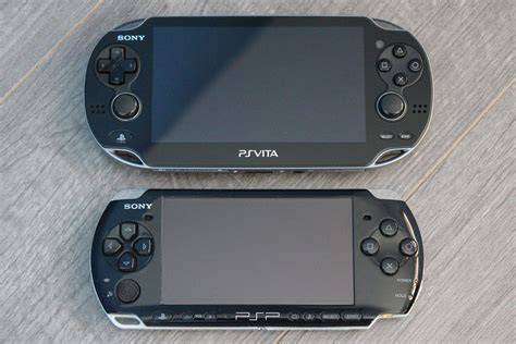 PSP and PS Vita Side by Side
