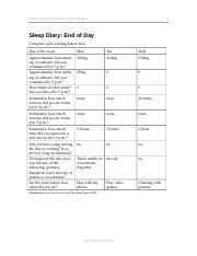 PSYC1111 Assignment 3 Sleep Diary Morning.docx - Course Hero