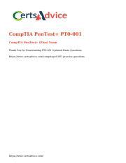 PT0-001 PDF Demo
