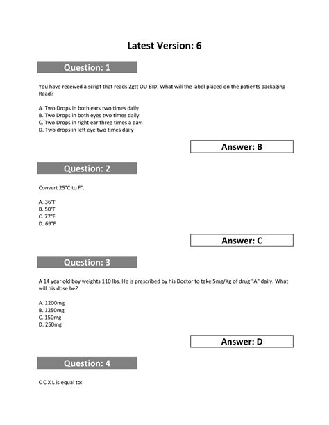 PTCE Latest Braindumps Questions