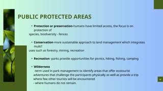 Public protected areas. | The Encyclopedia of Ecotourism - raincitystudios.com