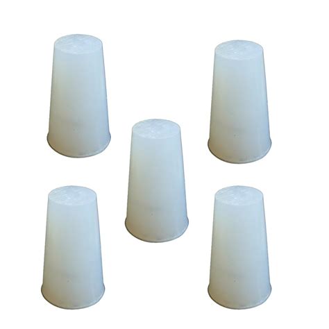 PUL FACTORY Solid Silicone Stopper Size #8 - Pack of 3