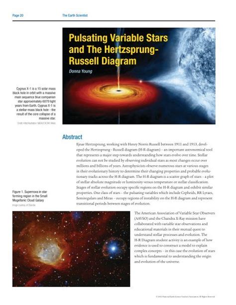 Pulsating Variable Stars and the Hertzsprung-Russell … - wintechmobiles.com