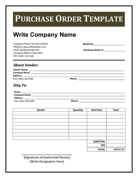 PURCHASE ORDER LIST - ICF