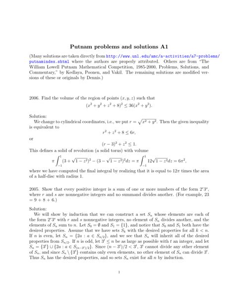 Putnam problems and solutions A1 - wintechmobiles.com