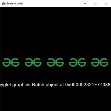 PYGLET – Accessing Batch of Sprite - GeeksforGeeks