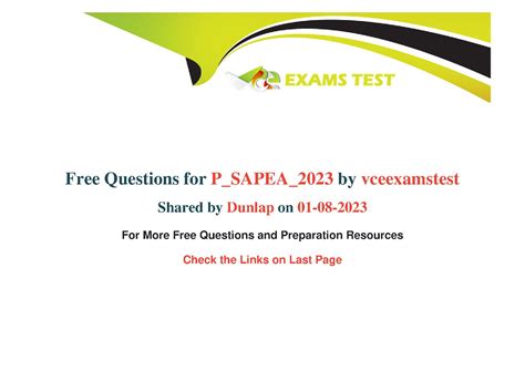 P_SAPEA_2023 Exam