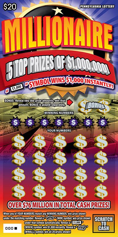 Pa lottery second chance prize zone. 1 2. Second Chance Eligible. Available as Online Game. Available as a Scratch-Off. Progressive Top Prize. *This game has been reordered to meet player demand. This has increased the total number of tickets available and top prizes remaining, but does not change a game’s overall chances. Prizes subject to availability. Actual tickets may vary. 