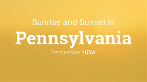 Pa sunrise and sunset times. Check out today's and tomorrow's sunrise and sunset times in State College, Pennsylvania, United States, as well as the whole calendar for October 2023. Today. October 26, 2023. ... The following graph shows sunrise and sunset times in State College for every day of the year. There are two jumps in the graph that represent the … 