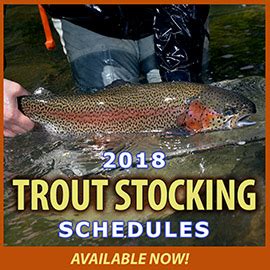 Trout will be stocked according to the schedule.
