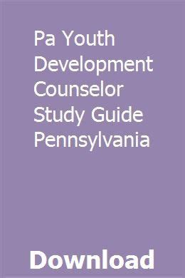 Pa youth development counselor study guide pennsylvania. - 1998 audi a4 motor and transmission mount stop manual.