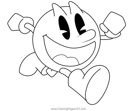 Pac Man Coloring Book