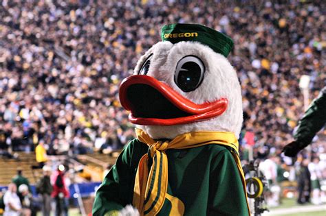 Pac12 Uniform Tracker The Duck from Puddles to Disney to Nike...