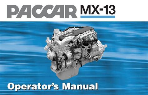 Paccar mx engine service manual 2014. - Ihr chee adly atv 50rs 50 rs 2005 05 service reparatur werkstatthandbuch.
